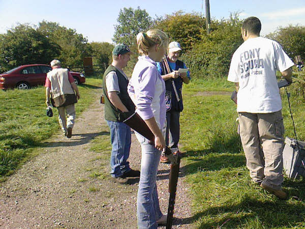 Clay pigeon shooting Lecestershire